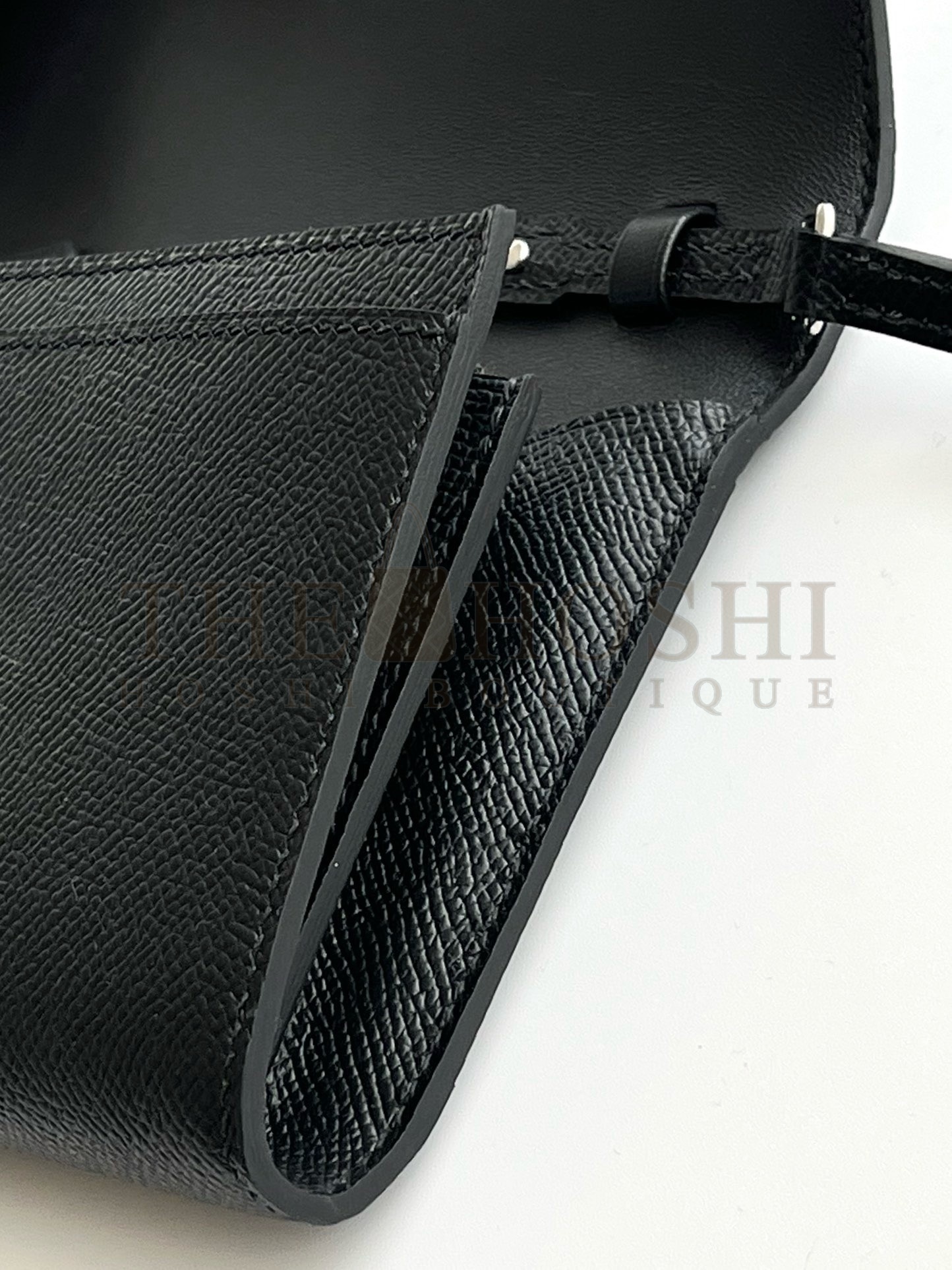 H**me5 Constance To Go Wallet in Black Epsom Calfskin Master Quality