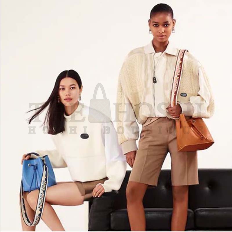 L0vis Vvtt0n LV Women NéoNoé BB Bucket Bag Gold Epi Grained Cowhide Master Quality