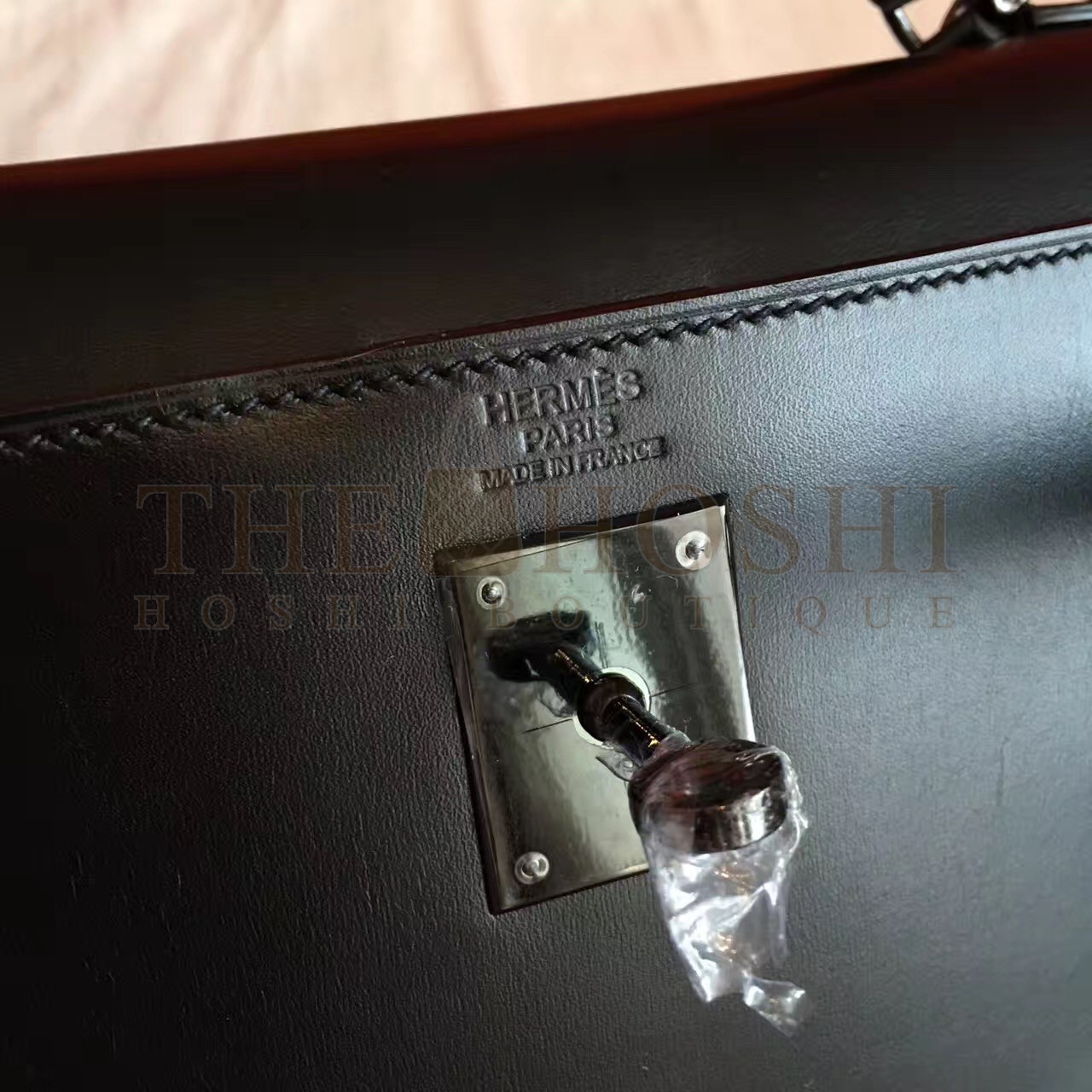 H**me5 So Black Box Kelly Retourne 32cm Handmade Bag Master Quality