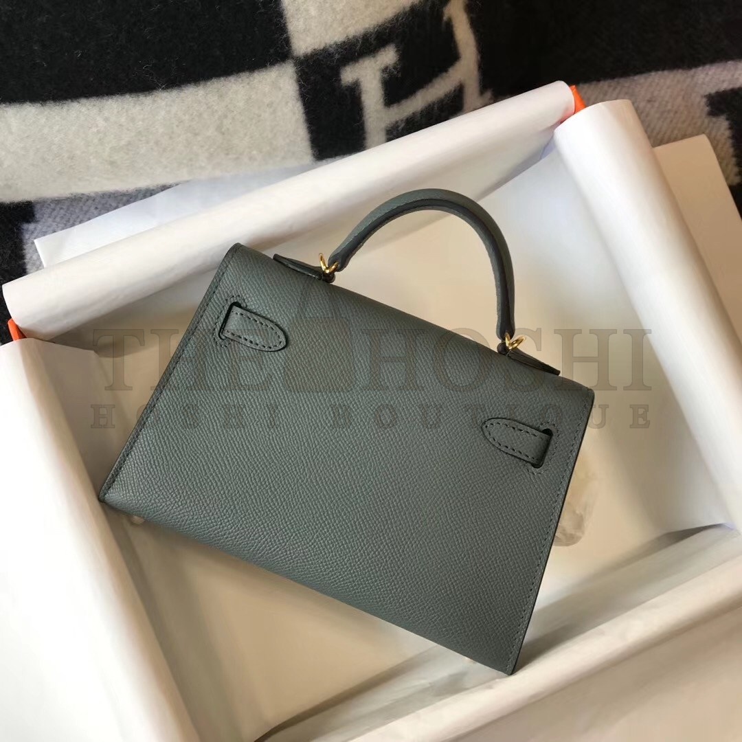 H**me5 Kelly Mini II Bag In Vert Amande Epsom Leather Master Quality