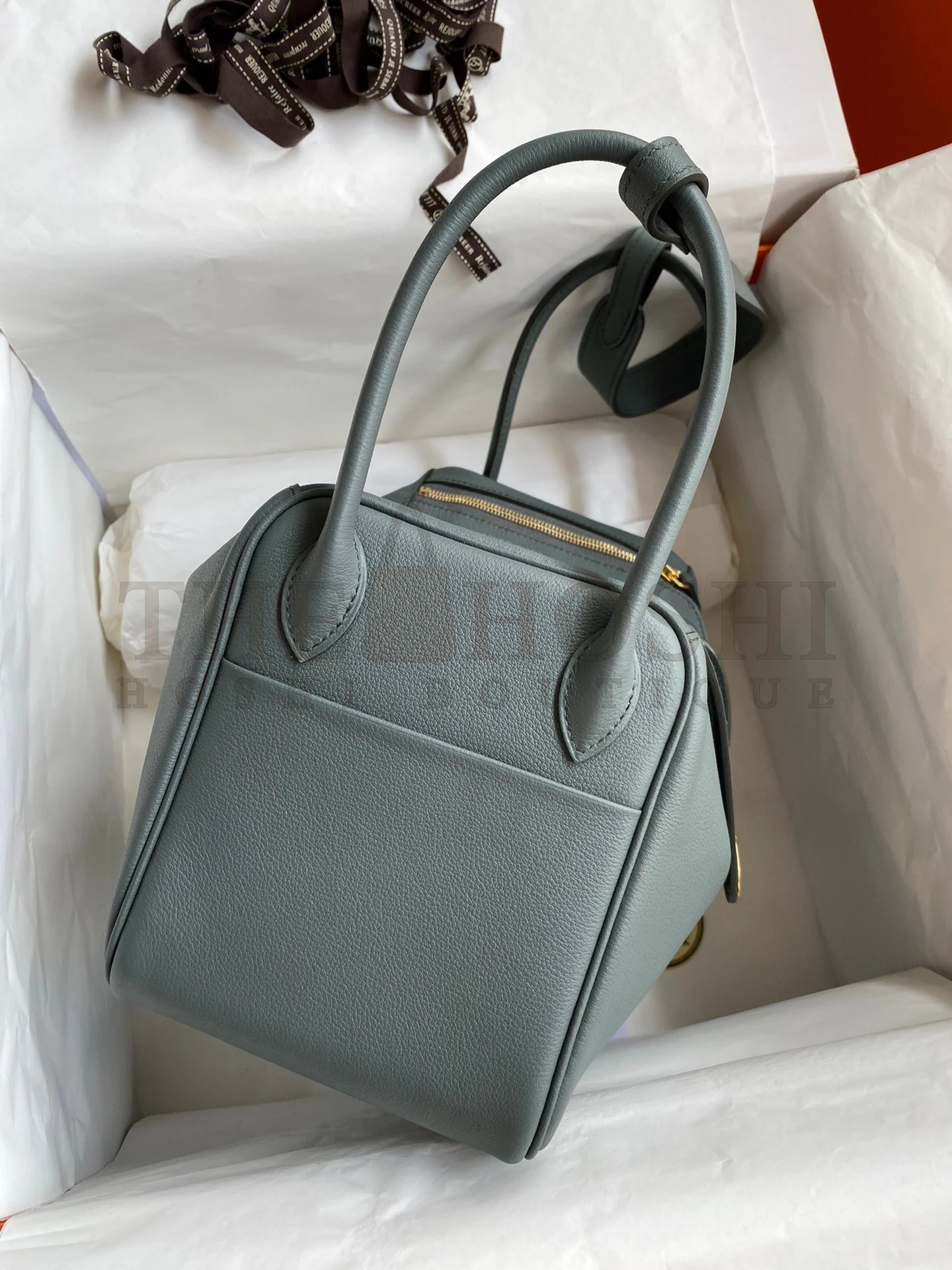 H**me5 Lindy 26 Handmade Bag In Vert Amande Evercolor Leather Master Quality
