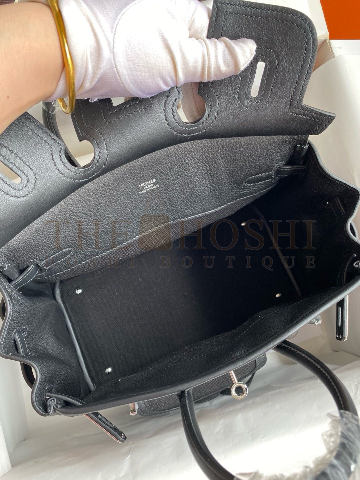 H**me5 Birkin Cargo 25 Bag in Black Toile and Swift Leather Master Quality