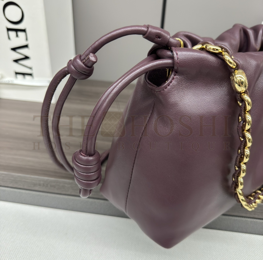 L0ew* Flamenco Purse bag in mellow nappa lambskin mini(23X17X5.5 cm) small(30X20X10.5 cm) Master Quality