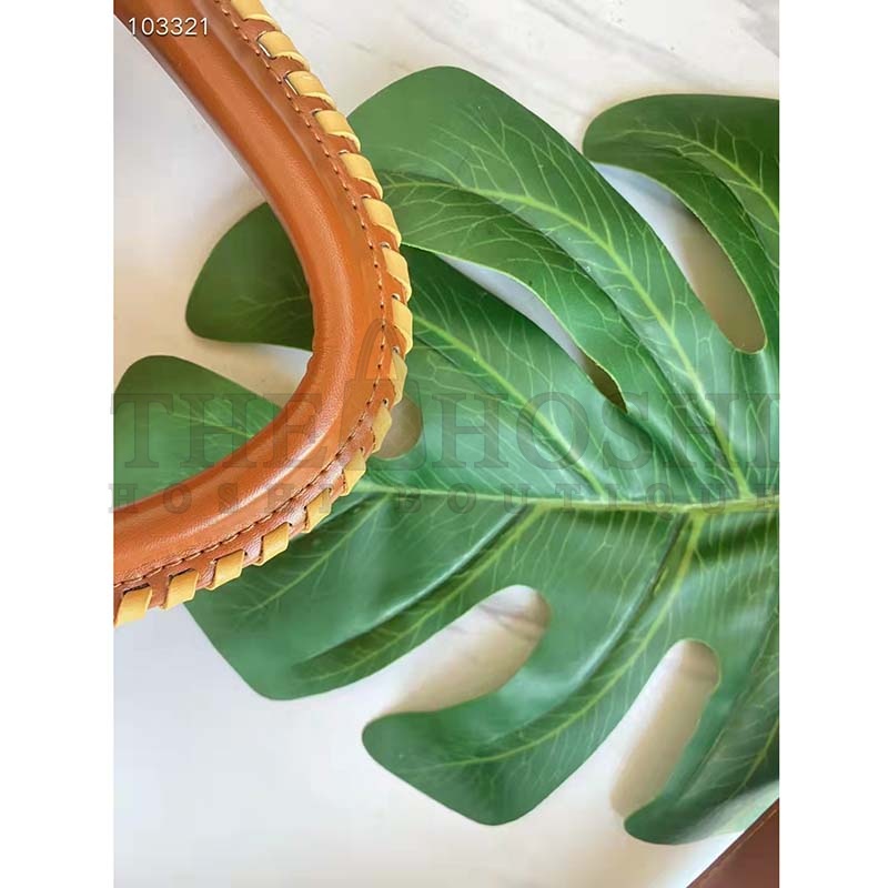 L0vis Vvtt0n LV Women Capucines BB Handbag Yellow Calfskin Canvas Master Quality