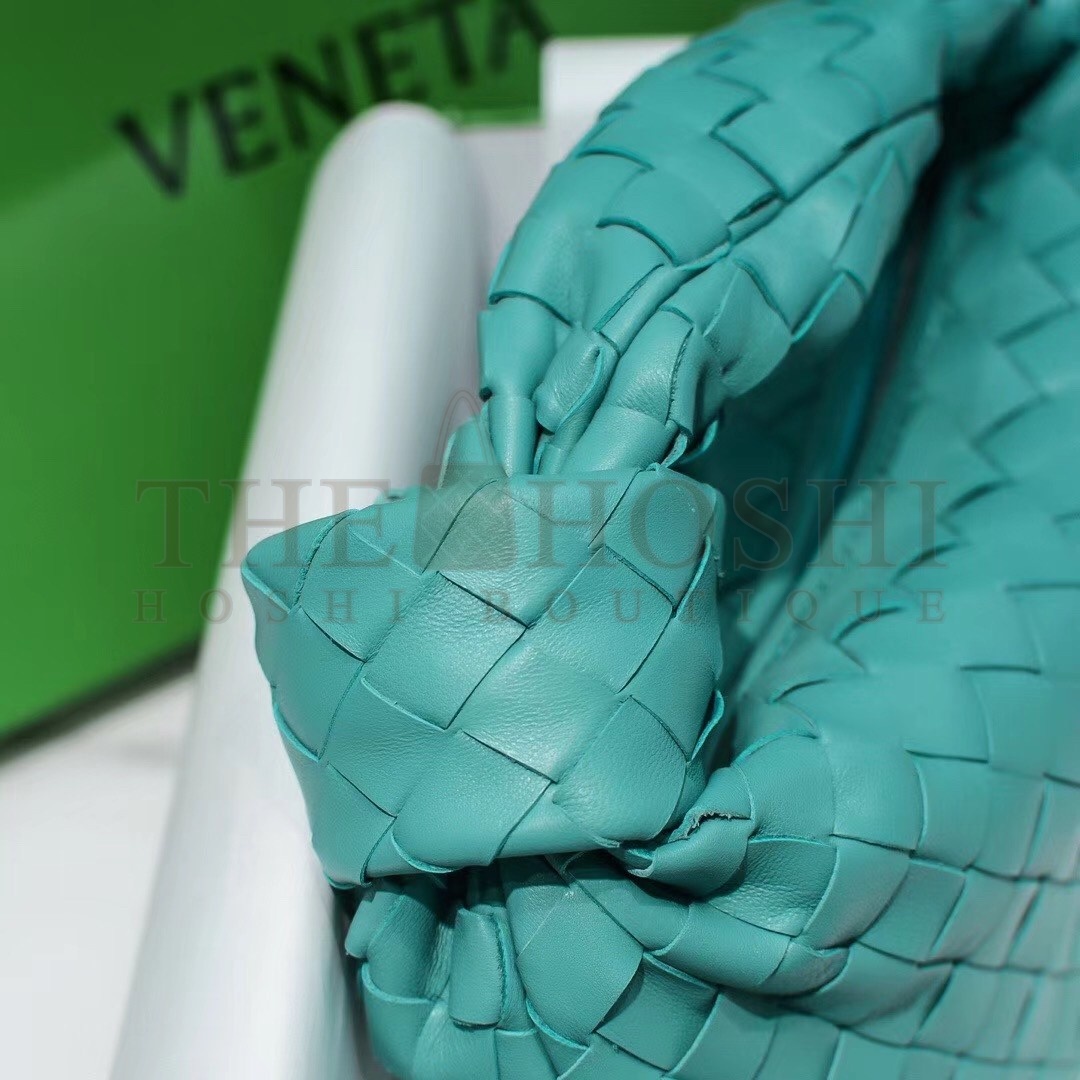 B0tt*ga Ven*ta Mini BV Jodie Bag In Green Water Woven Leather Master Quality