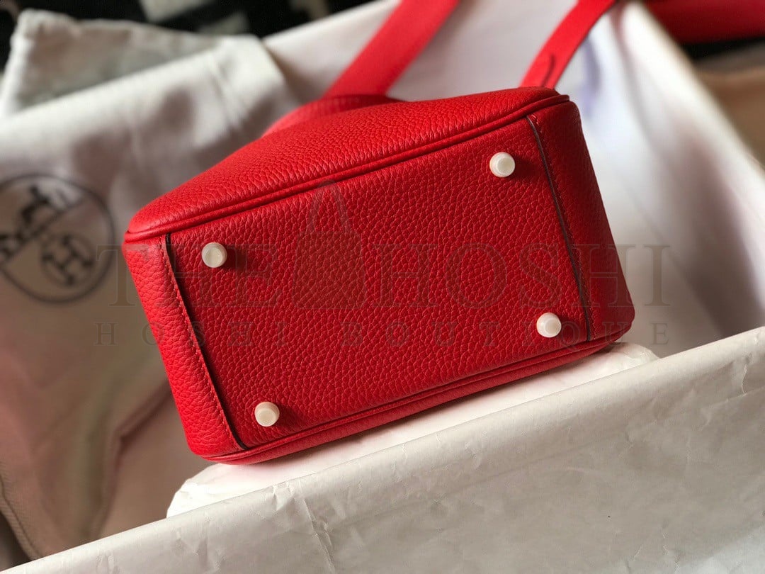 H**me5 Lindy Mini Bag In Red Clemence Leather GHW Master Quality