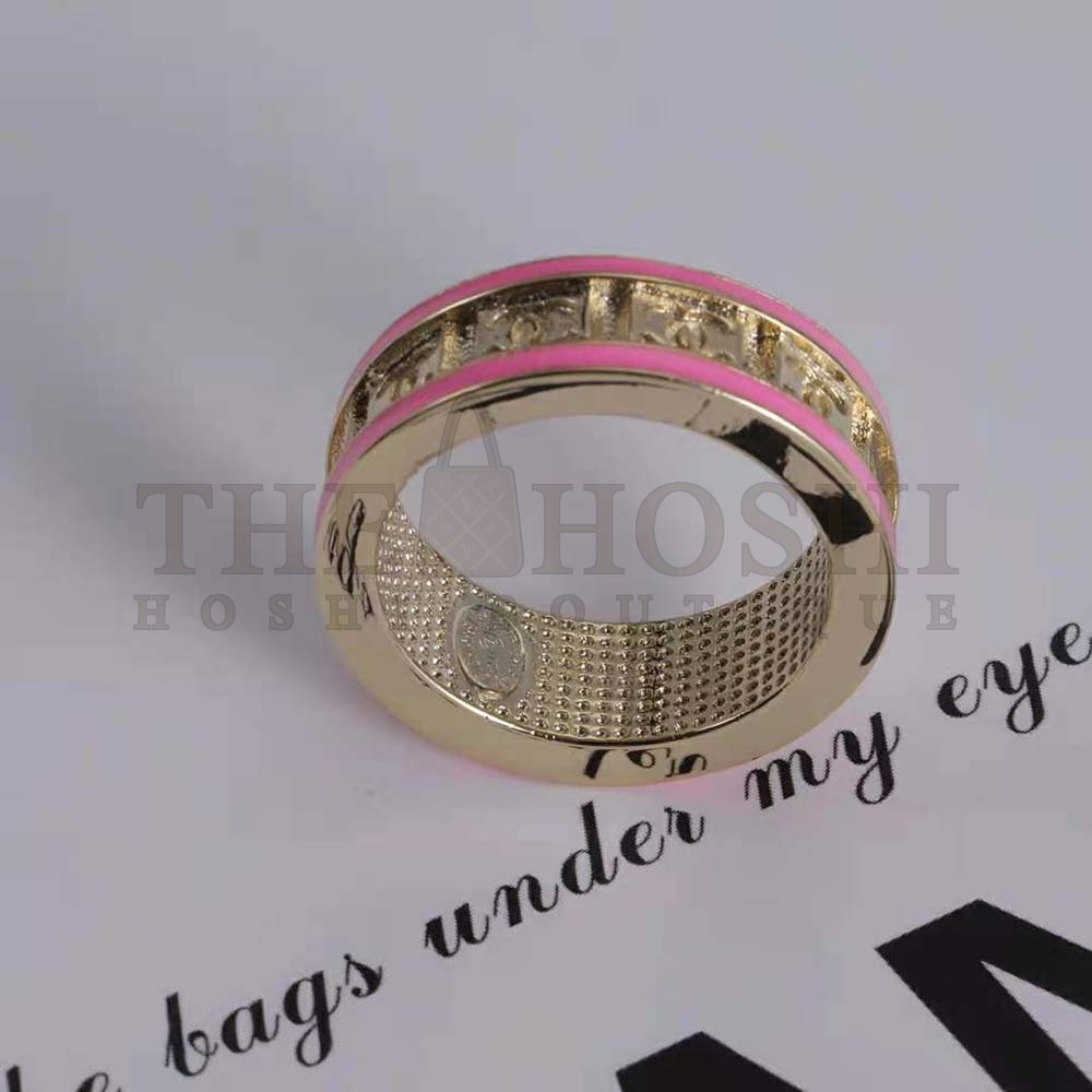 Ch**el Women Ring in Metal-Pink Master Quality