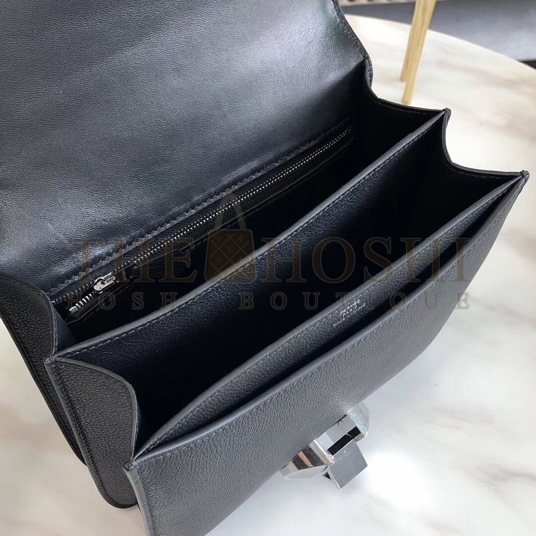 H**me5 2002 20cm Bag In Black Evercolor Calfskin Master Quality