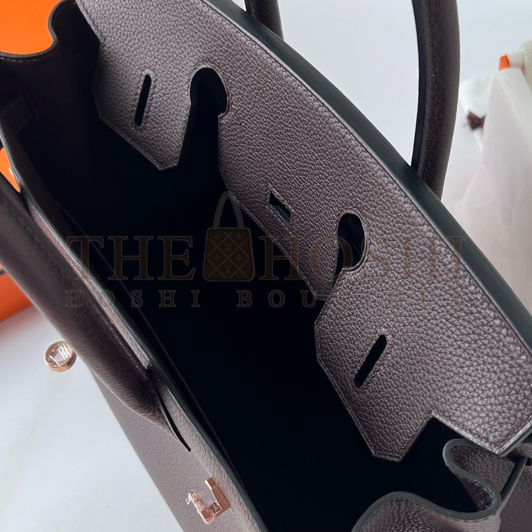 H**me5 Birkin 30 Retourne Handmade Bag In Rouge Sellier Clemence Leather Master Quality