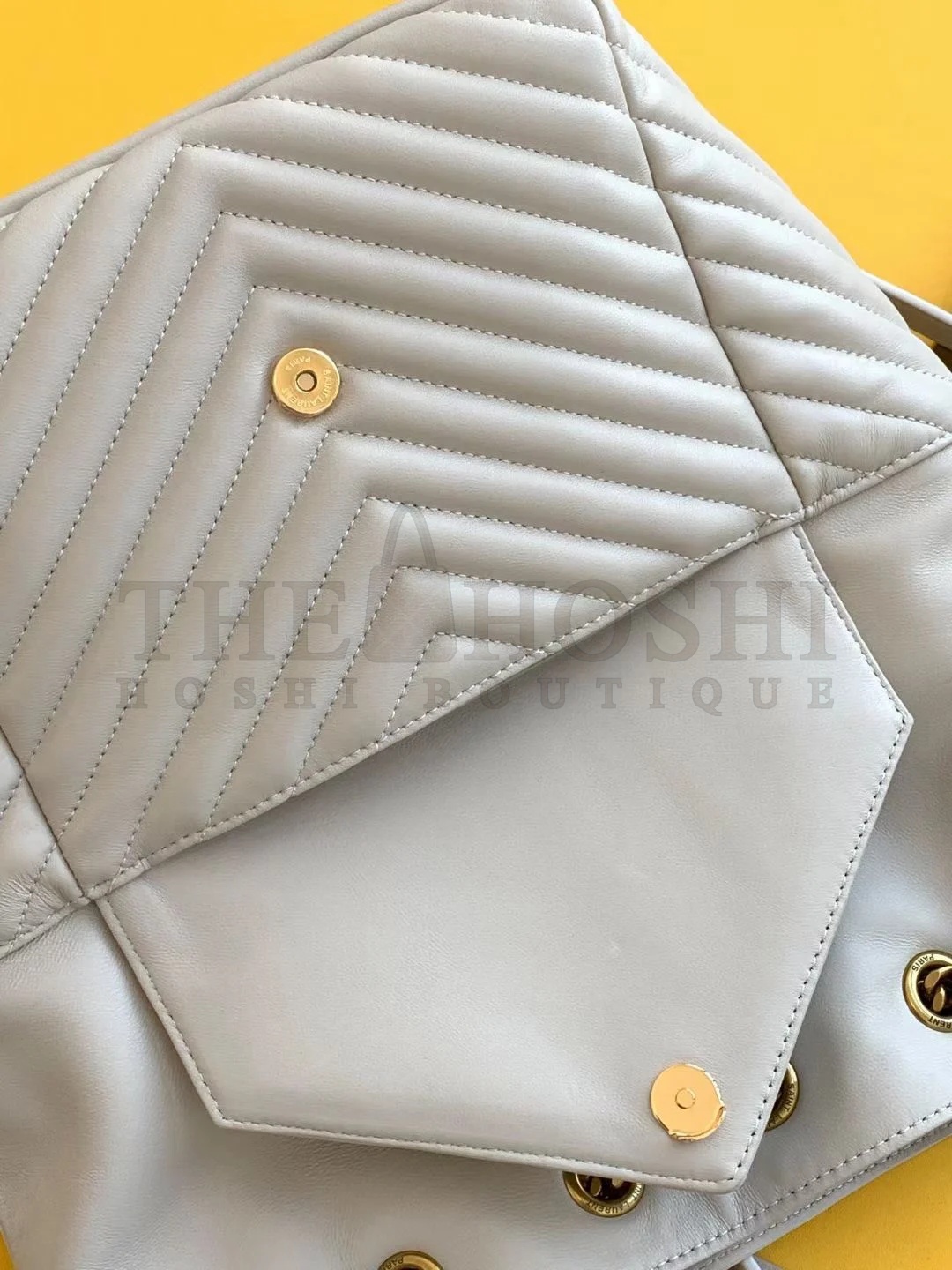 Sa1nt Lau*nt Joe Backpack In White Quilted Lambskin Master Quality
