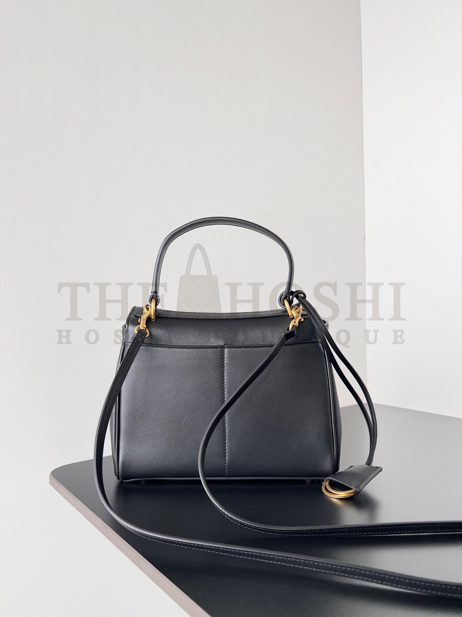 Ba1en*iaga Rodeo Mini Bag in Black Calfskin Master Quality