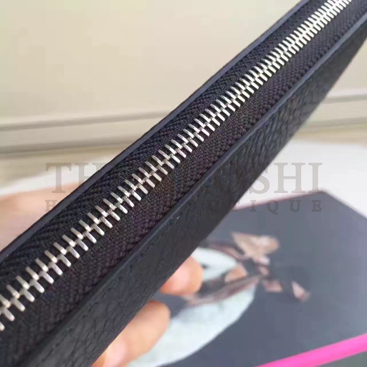 H**me5 Black Clemence Azap Zipped Wallet Master Quality