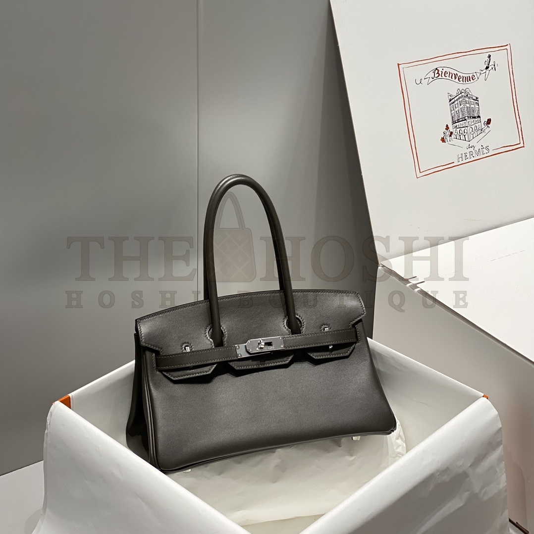 H**me5 Birkin Shoulder Mini 29cm Swift Leather 8F Tin black and Hardware Master Quality