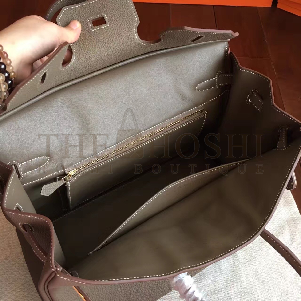 H**me5 Etoupe Clemence Birkin 40cm Handmade Bag Master Quality