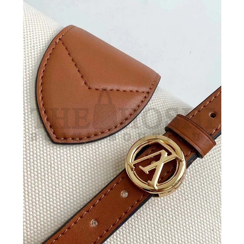 L0vis Vvtt0n LV Women Pont 9 Soft MM Handbag Caramel Brown Canvas Cowhide Master Quality