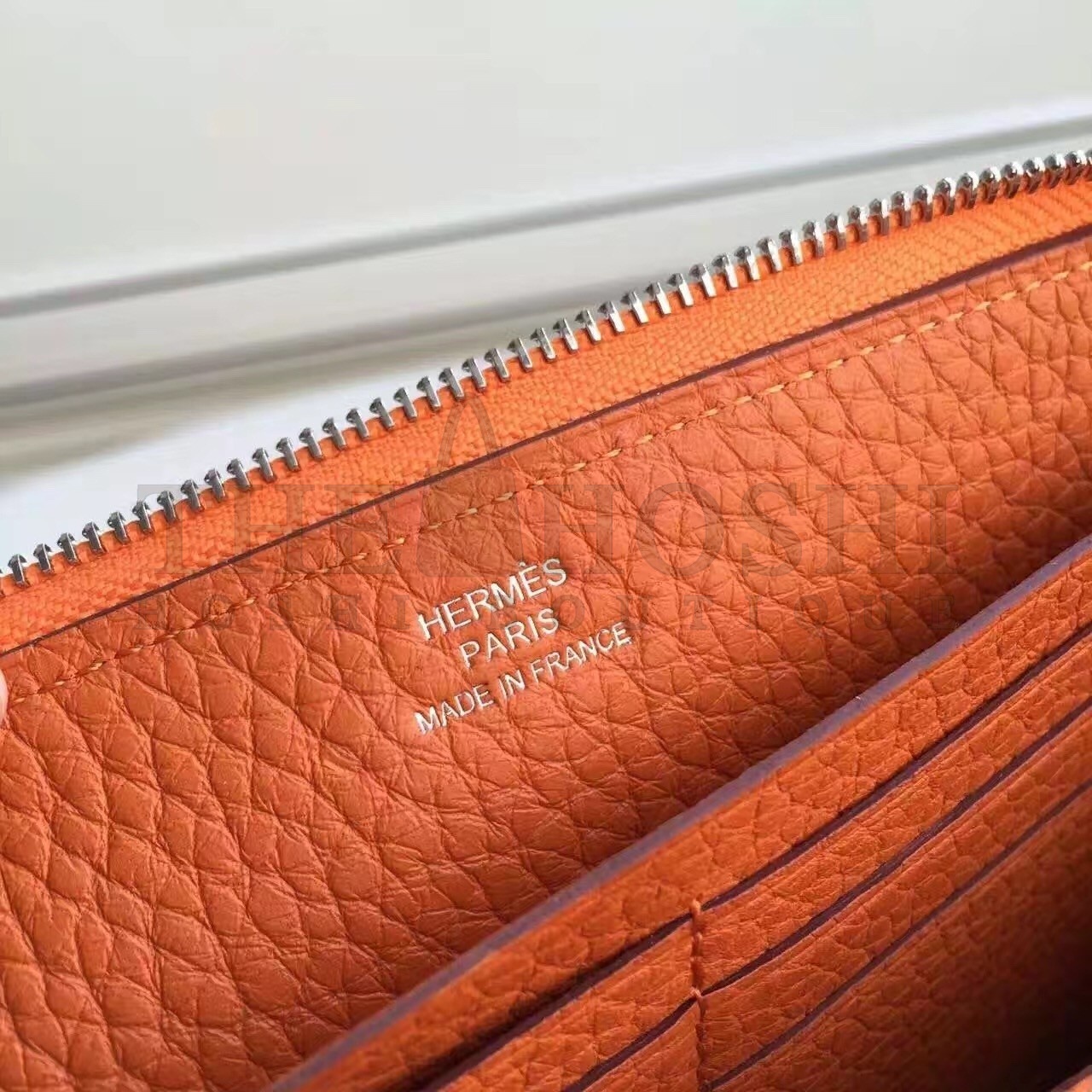 H**me5 Orange Clemence Azap Zipped Wallet Master Quality