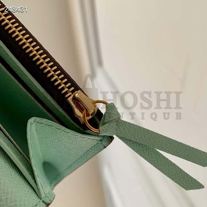 L0vis Vvtt0n Unisex LV Rosalie Coin Purse Spring Green Monogram Coated Canvas M83582 Master Quality