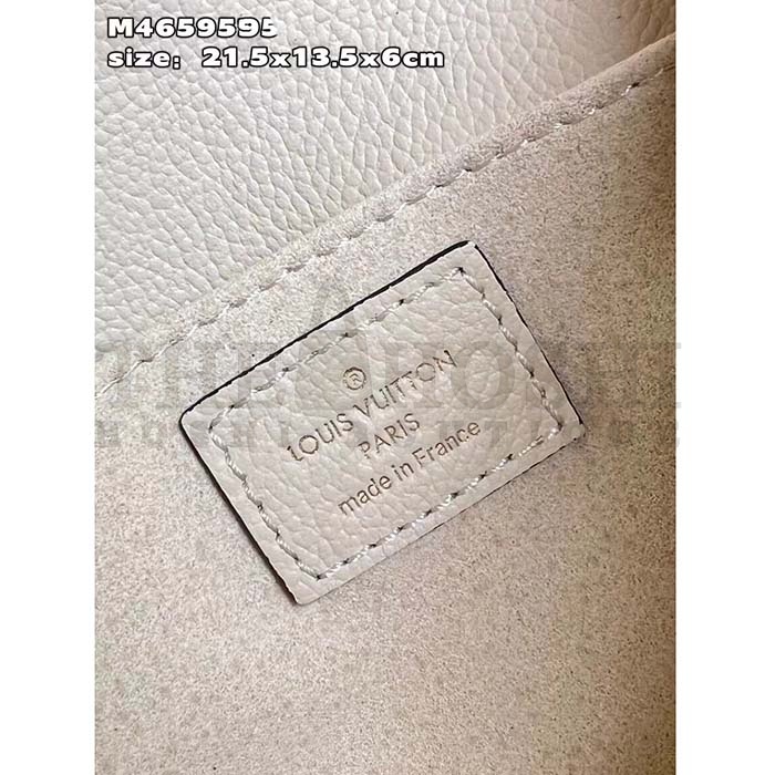 L0vis Vvtt0n LV Women Pochette Metis East West Bag Crème Beige Grained Cowhide Leather Master Quality