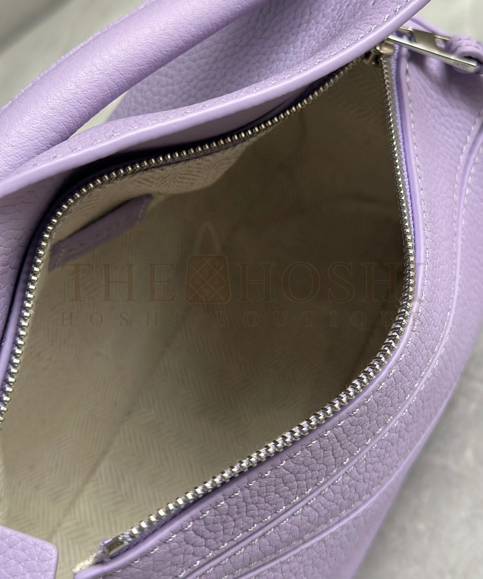 L0ew* Puzzle Mini Bag In Lilas Grained Calfskin Master Quality