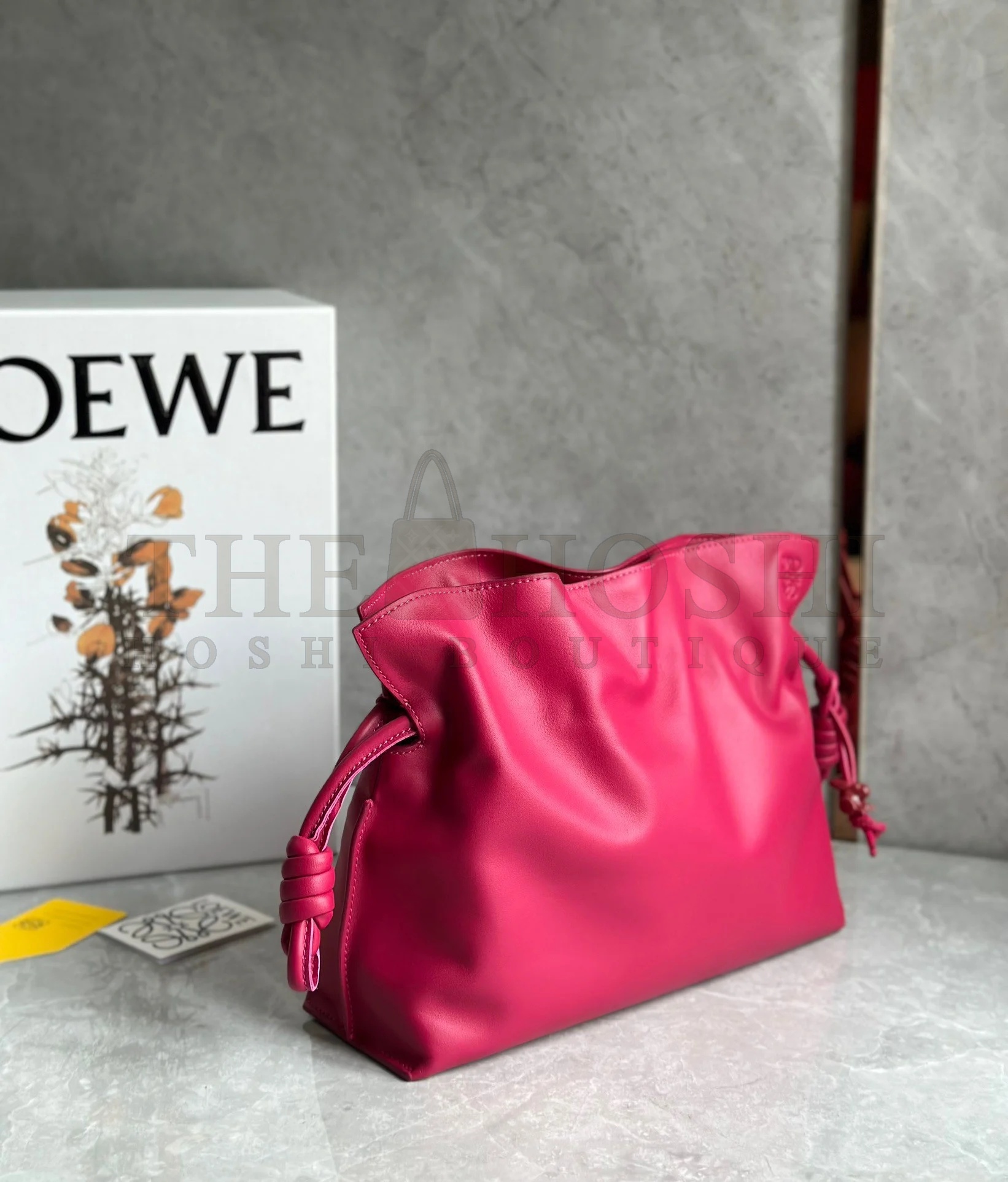 L0ew* Flamenco Clutch Bag In Ruby Red Leather Master Quality