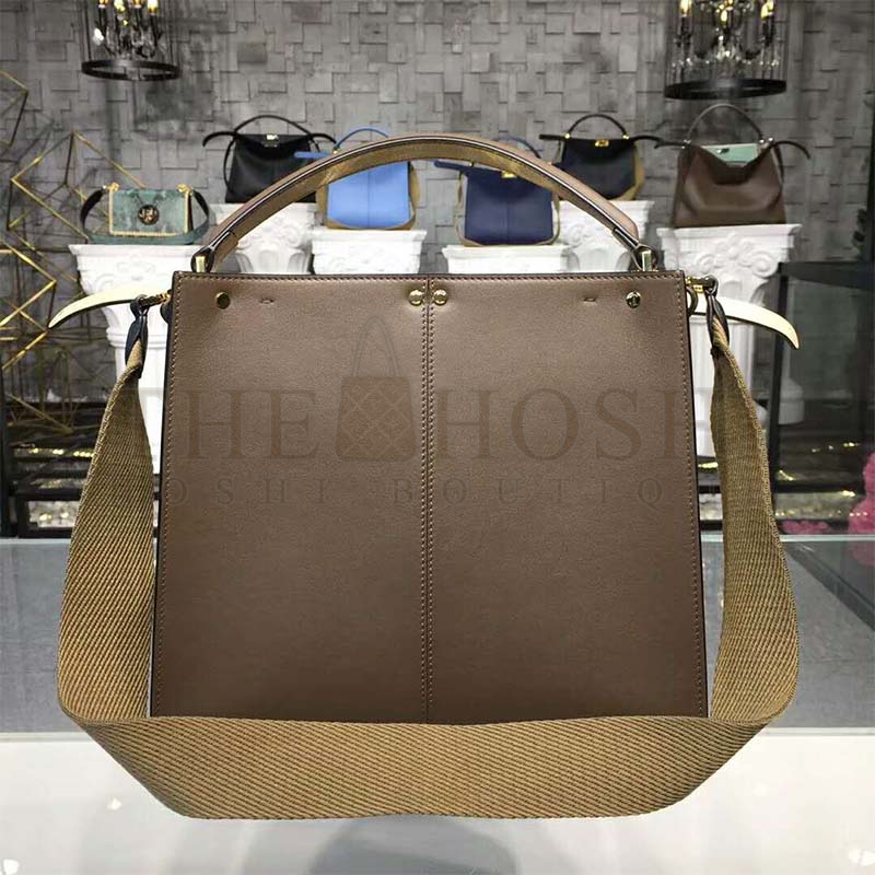 F**di Women Peekaboo X-Lite Regular Leather Bag Master Quality