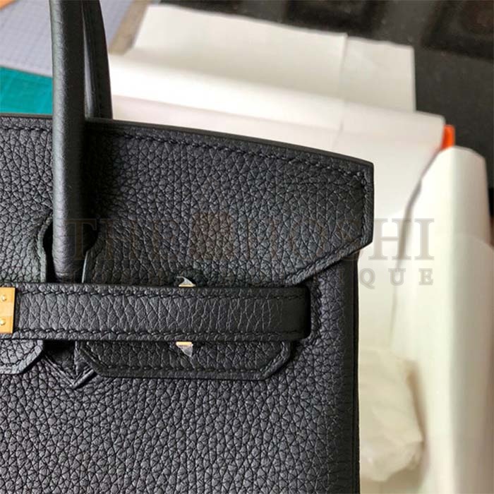 H**me5 Women Birkin 30 Bag in Epsom Leather with Gold Hardware-Black Master Quality