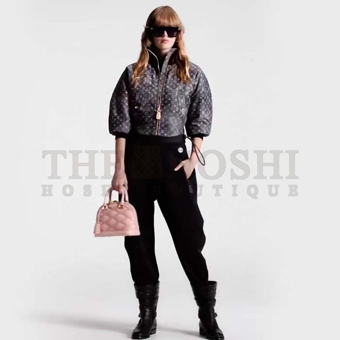 L0vis Vvtt0n LV Women Alma BB Handbag Rosabella Pink Lamb Cowhide Leather Master Quality