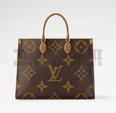 L0vis Vvtt0n Onthego Women LV Tote Bag in Monogram Giant Canvas-Brown Master Quality