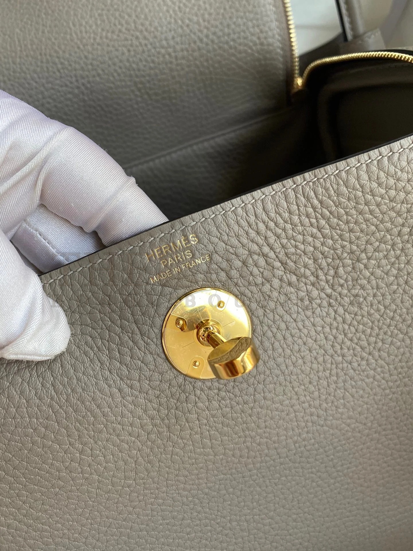 H**me5 Lindy 26 Handmade Bag In Gris Asphalt Clemence Leather Master Quality