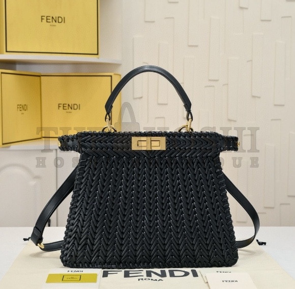 F**di Woven Peekaboo ISeeU Petite bag Master Quality