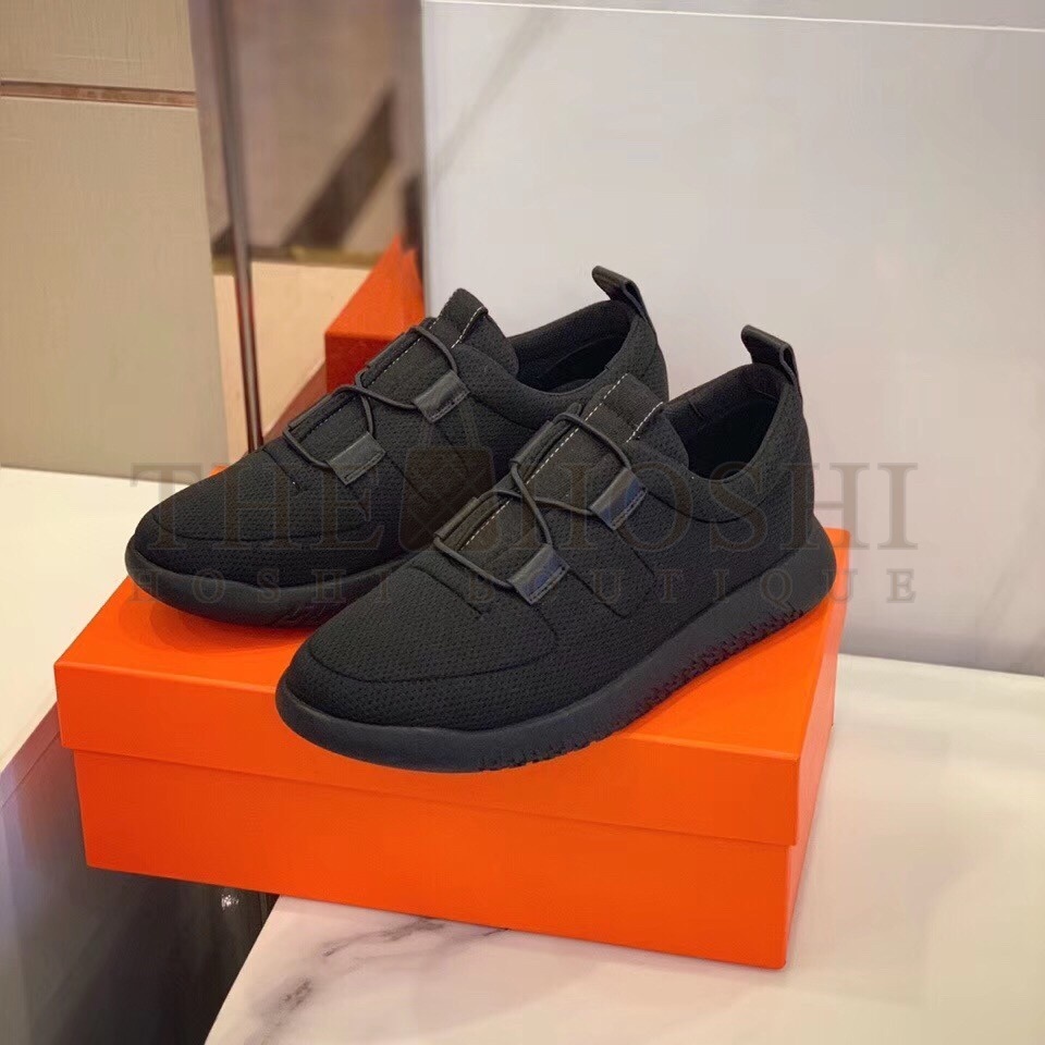 H**me5 Team Sneakers In Black Double-sided Technical Mesh Master Quality