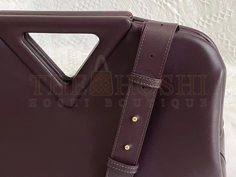 B0tt*ga Ven*ta Medium Point Top Handle Bag In Grape Leather Master Quality