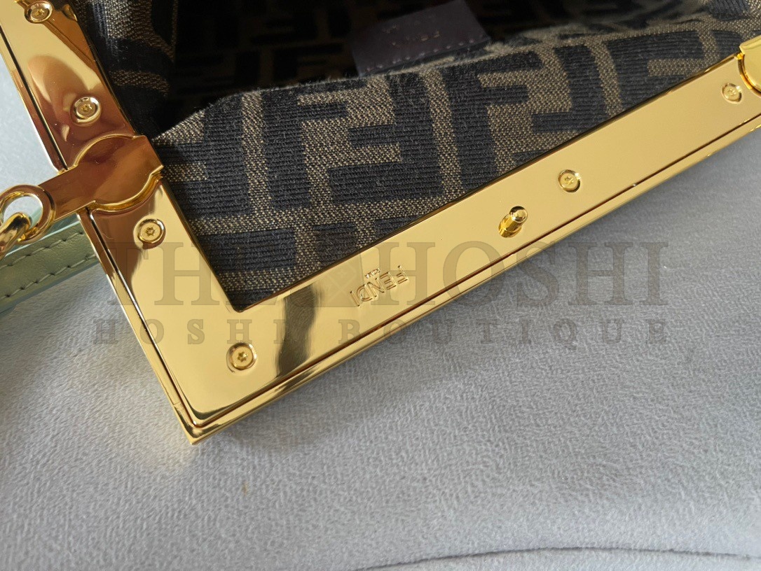 F**di First Small Bag In Mint Green Nappa Leather Master Quality