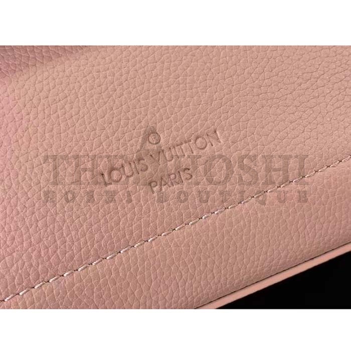 L0vis Vvtt0n LV Women Lockme Ever Mini Handbag Rose Quartz Trianon Grained Calf Leather Master Quality