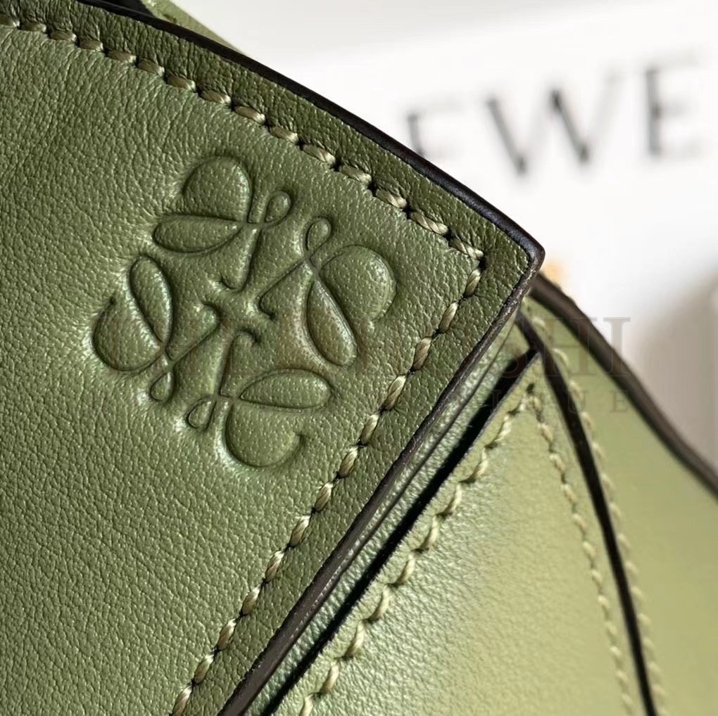 L0ew* Puzzle Mini Bag In Avocado Green Calfskin Master Quality