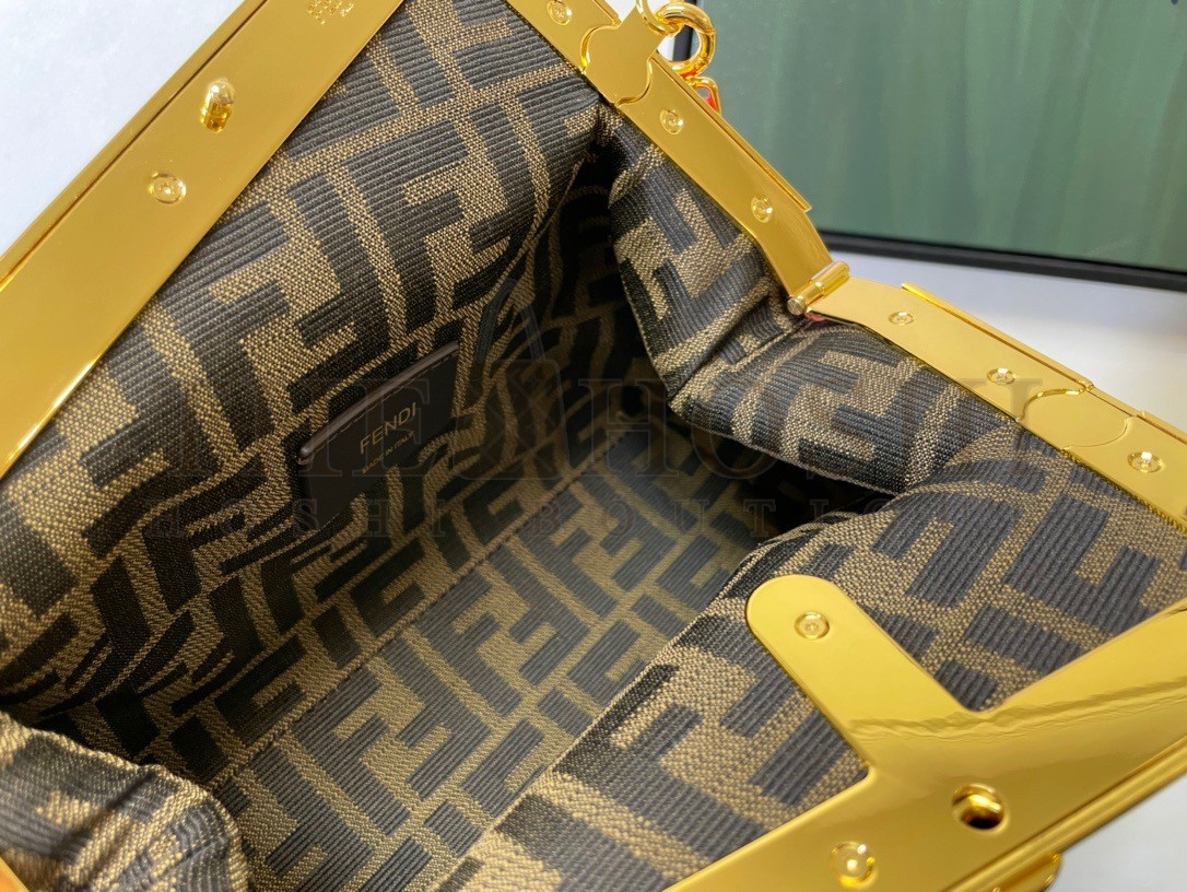 F**di First Small Bag In Red Nappa Leather Master Quality