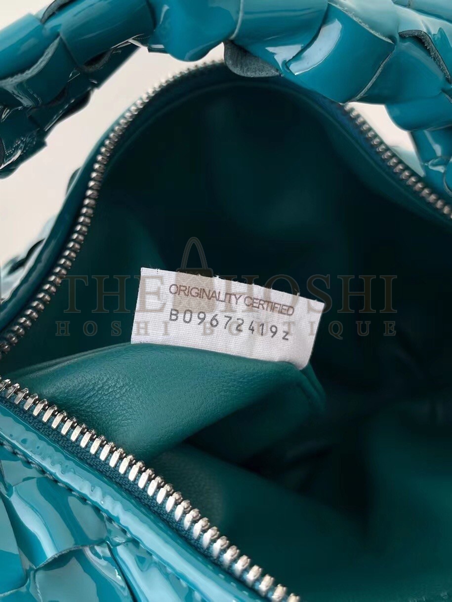 B0tt*ga Ven*ta BV Jodie Mini Bag In Blaster Intrecciato Patent Leather Master Quality