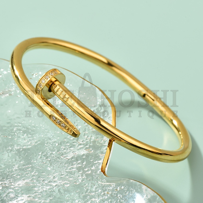 Ca*t1er JUSTE UN CLOU Bracelet, White Gold & Rose Gold & Yellow Gold Master Quality