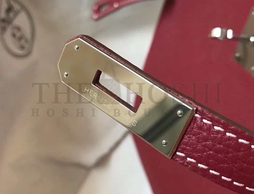 H**me5 Bordeaux Clemence Kelly 32cm Retourne Bag Master Quality