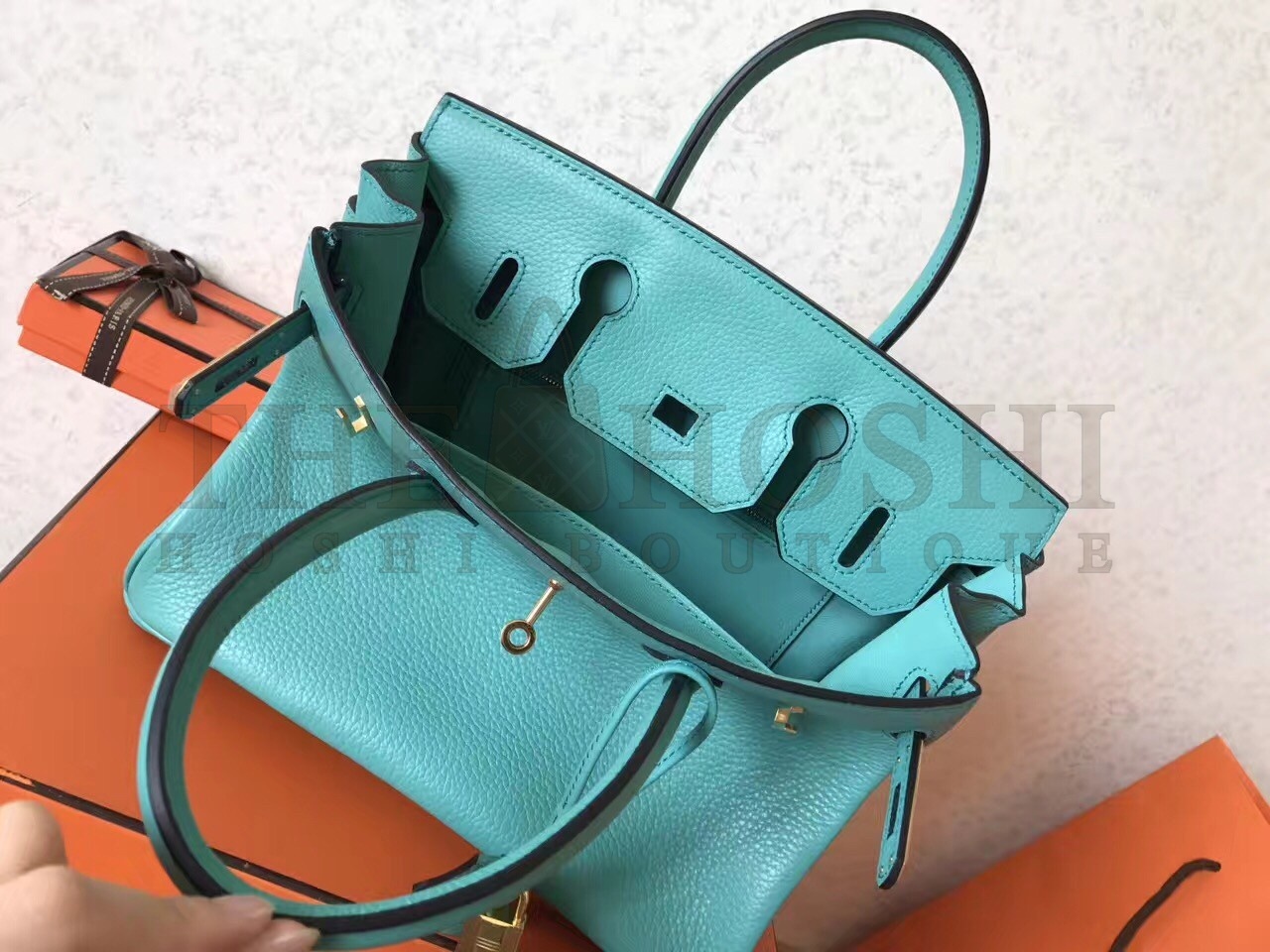 H**me5 Lagon Birkin 30cm Clemence Handmade Bag Master Quality