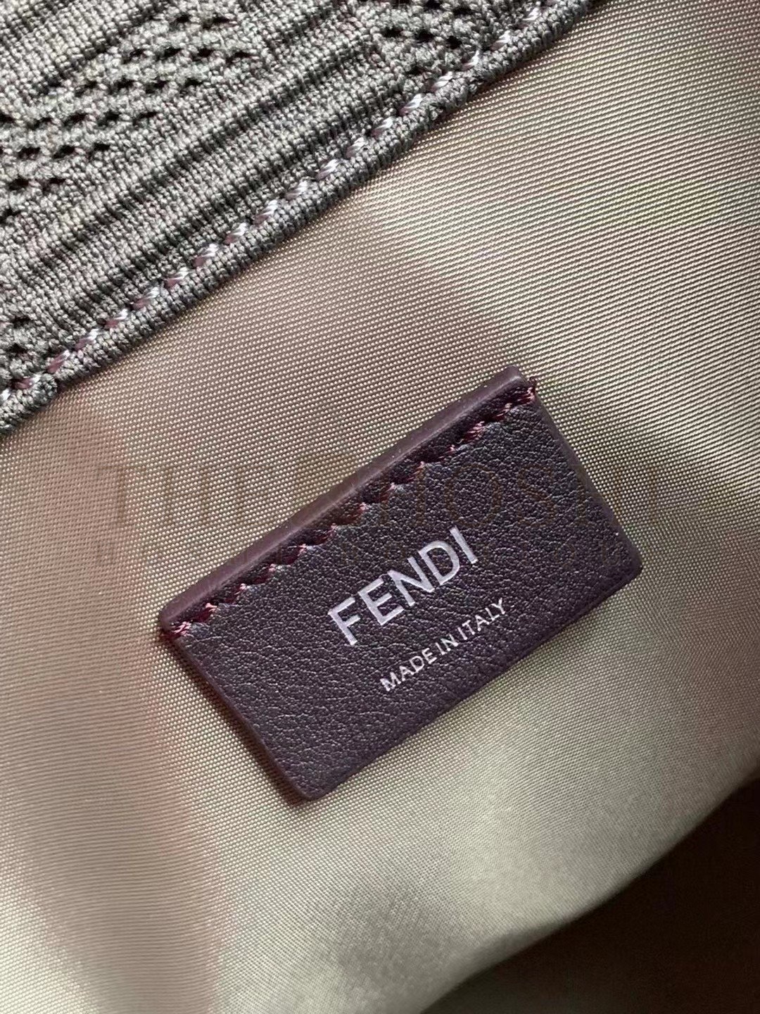 F**di Sunshine Medium Tote Bag In Green FF Fabric Master Quality