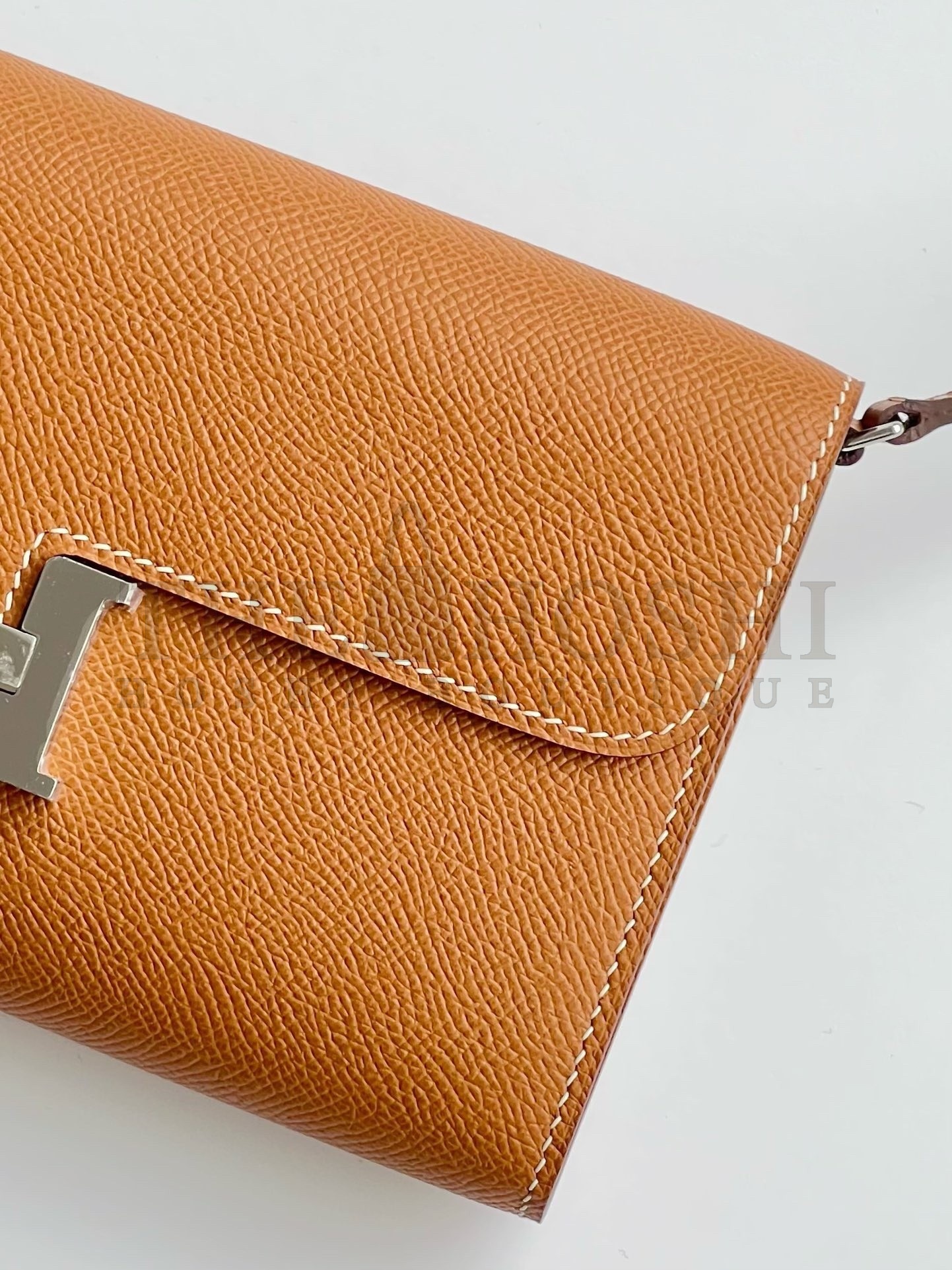 H**me5 Constance To Go Wallet in Gold Epsom Calfskin Master Quality