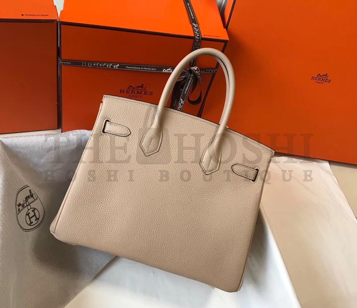 H**me5 Argile Clemence Birkin 30cm Bag Master Quality
