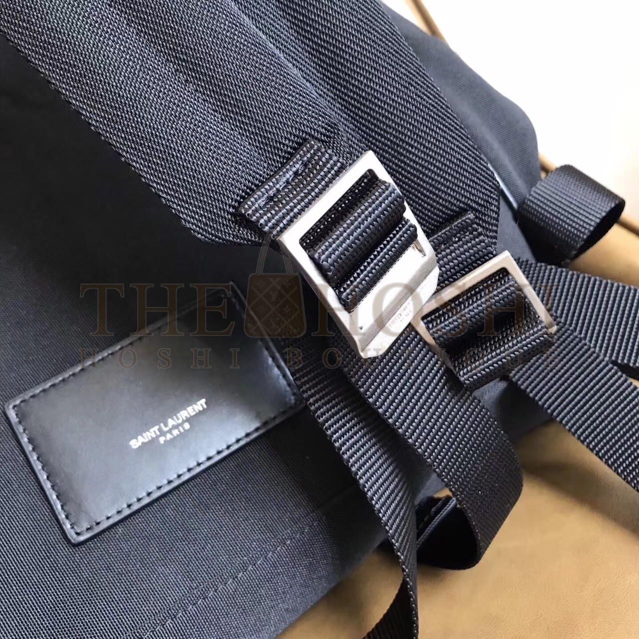 Sa1nt Lau*nt Black City Backpack With Patches Master Quality