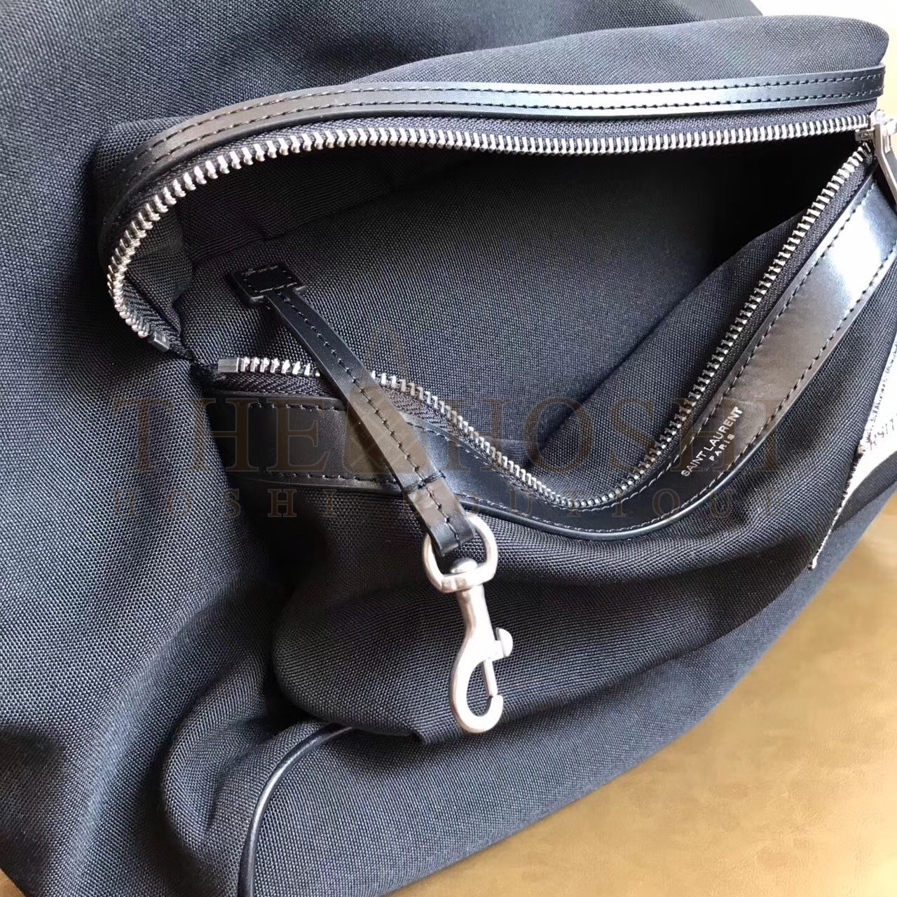 Sa1nt Lau*nt Black City Backpack With Pocket Patch Master Quality