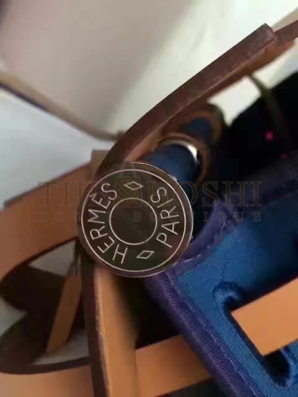 H**me5 Herbag Zip PM 31cm Bag In Sapphire Canvas Master Quality