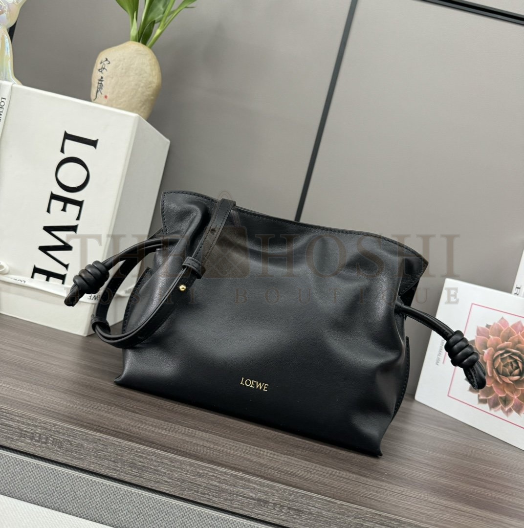 L0ew* Flamenco clutch in nappa calfskin mini(23.9X18X9 cm) medium(30X24.5X10.5 cm) Master Quality