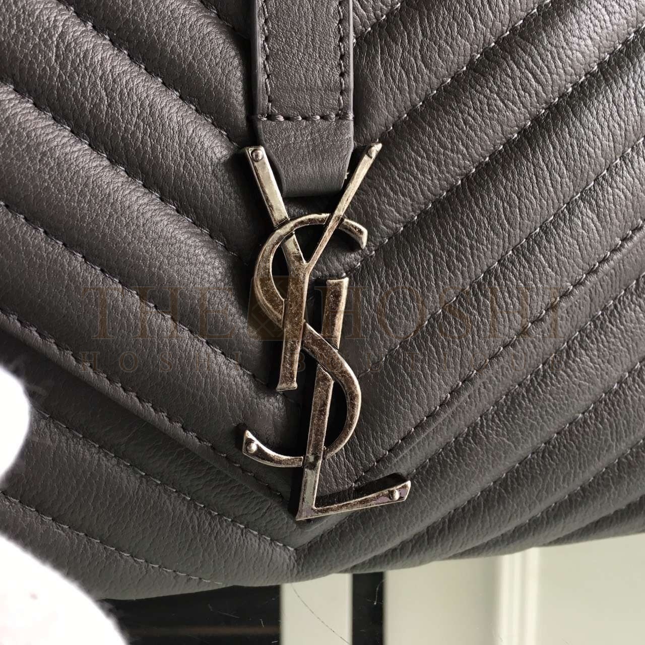 Sa1nt Lau*nt Large Grey College Shoulder Bag Master Quality