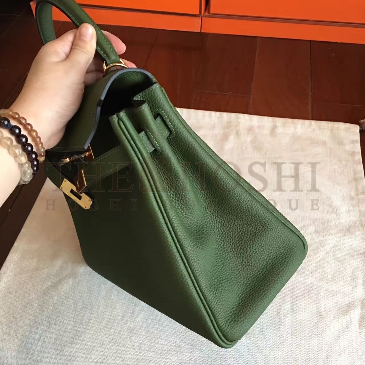 H**me5 Canopee Clemence Kelly Retourne 32cm Handmade Bag Master Quality