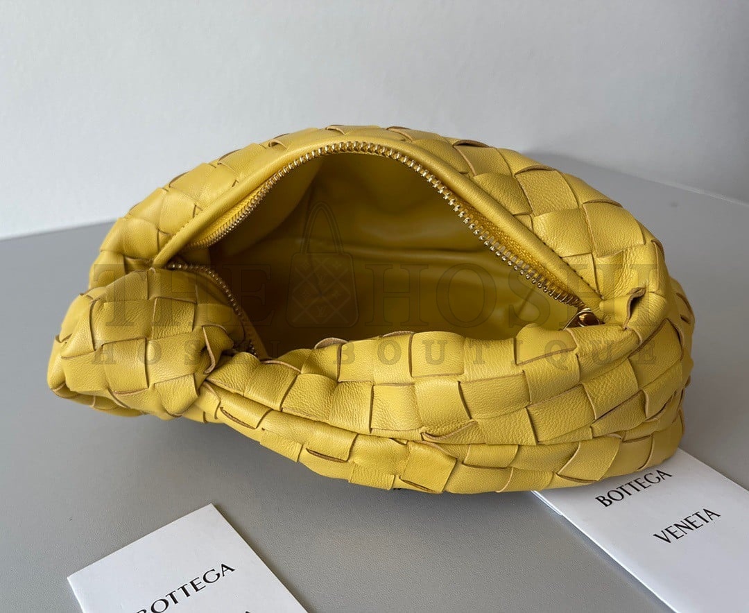 B0tt*ga Ven*ta BV Jodie Mini Bag In Yellow Intrecciato Lambskin Master Quality